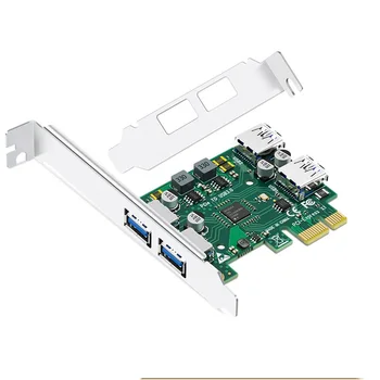 Адаптер карты расширения USB 3.0 PCI-E с 4 портами встроенного 2-портового заднего 2-портового адаптера USB 3 к PCIE PCI express