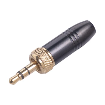 3,5 мм стерео штекерный разъем для замены кабеля беспроводного микрофона Sennheiser, аудиоадаптера, микрофонного штекера