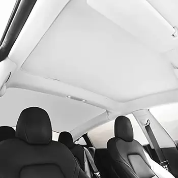 Для Tesla Model 3/Y, солнцезащитные козырьки на стеклянной крыше, передний задний люк в крыше, только для моделей 2021-2023 Model 3 и Model Y